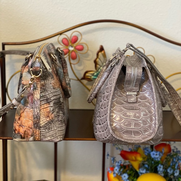 Sold! Brahmin Silver Pamilla Arden - Picture 8 of 13